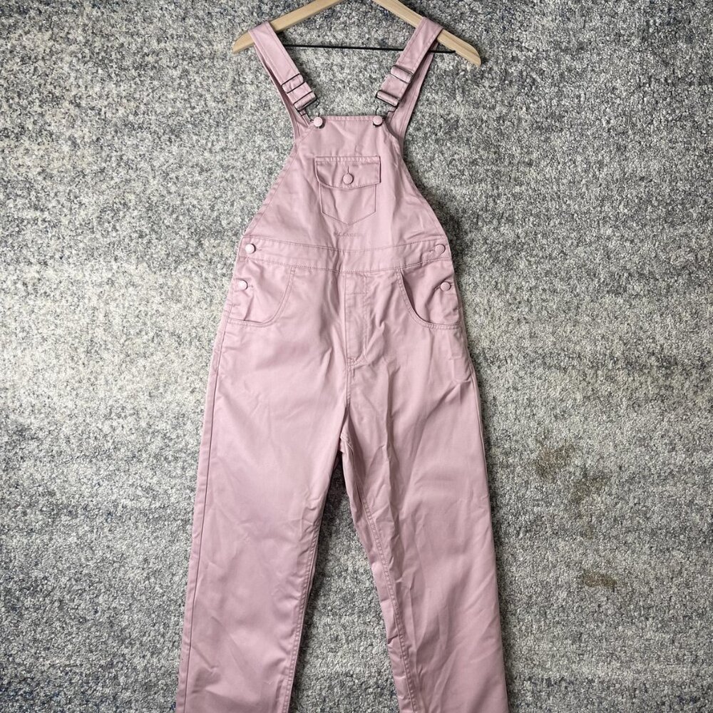 M.C. Overalls Overalls Womens Small Pink Bib Adjustable Straps‎ Utility Pockets